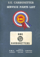 MGB & MGB GT 1962 to 1969 - SU Carburetter Service Parts List