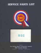 MGC & MGC GT 1967 to 1969 - Body Service Parts List