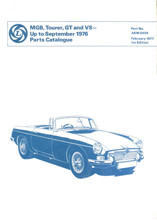 MGB GT V8 1972 to 1976 - Parts Book