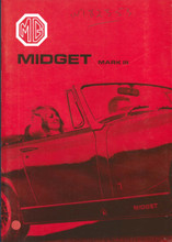 MG Midget Mk III NAS 1971 W/72 MY supplement