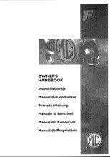 MGF 1995 to 2001 - Owner's Handbook (export)