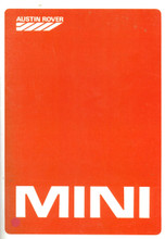 Mini City, City E, HL, HLE & Mayfair 1983 to 1984