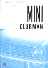 Mini Clubman 1969 to 1975