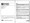 Spitfire Mk IV 1971 to 1972 - Parts Fiche