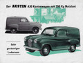Verkaufsbroschüre - 1954 Austin A30 Van (1132/German)