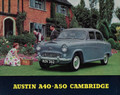 Verkaufsbroschüre - 1954 Austin A40-A50 Cambridge (1152/German)