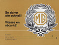 Verkaufsbroschüre - 1962 MG Model Range (1962 MG-2)