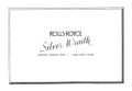 Sales Brochure - 1949 Rolls Royce Silver Wraith (1949 Rolls Royce)