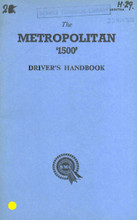 Austin Metropolitan 1500 1957 to 1962 - Drivers Handbook