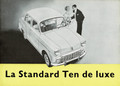 Brochure de vente - 1957 Standard Ten de luxe (240/10/57)