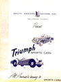 Sales Brochure - 1955 Triumph TR2/TR3 (1955 Triumph TR2/TR3)