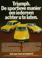 Advert - 1977 Triumph Model Range (1977 Triumph)