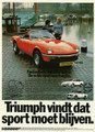 Advert - 1978 Triumph Spitfire (1978 Triumph)