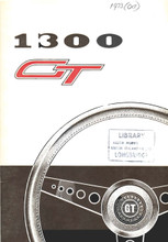 Austin 1300 GT MkIII 1969 to 1971- Driver's Handbook