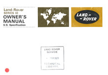 Owner's Manual - Series III USA Specification