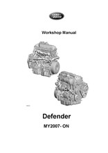 Service Manual - Defender (2.4L Duratorq TDCI "Puma" engine) - 2007 to 2011