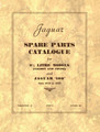 Parts Catalogue -  Jaguar 2 &#189; Litre & 100 RHD - 1938 to 1946 (J-2)