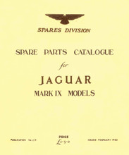 Parts Catalogue - Mk IX - 1958 to 1961 (J-31)