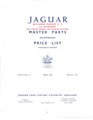 Jaguar Master Price List - Feb. 1968  (J-12)