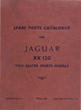 Parts Manual - XK120 Two Seater Sports Model - 1948 to 1954 (J-8)
