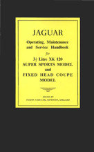 Operating, Maintenance & Service Handbook - XK120 1948 to 1954 (RP-5)