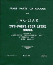 Parts Manual - 2.4 Litre Mk I - 1955 to 1959 (J-26)
