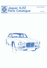 Parts Manual - XJ12 Series I - 1972 to 1973 (RTC9012)