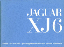 Operating, Maintenance & Service Handbook - XJ6 Series I 1968 to 1973 (E-152-15-1972)