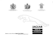 Owners’ Handbook - XJ6 Series III (Not USA) 1979 to Oct 1980 (AKM4176-Ed-3)