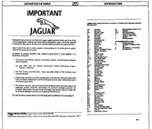 Parts Microfiche - XJ-S 3.6 Litre - 1982 to 1987- (RTC9889FT)