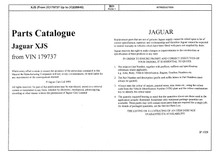 Electronic Parts Catalogue - XJS 5.3 Litre, 6.0 Litre & 4.0 Litre - 1991 to 1996 (RTC9910EPC)