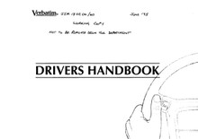 Driver’s Handbook - XJS 6.0 & 4.0 Litre 1996 (JJM-18-02-06-60)