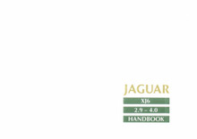 Driver’s Handbook - XJ6 (XJ40) 2.9 & 4.0 Litre 1990 & 1990.5 (JJM-10-02-05-05)