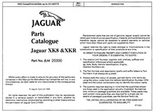 Electronic Parts Catalogue - XK8 & XKR Coupe/Convertible up to (V) 042775- (JLM20300)