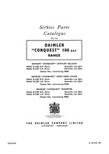 Parts Catalogue - 'Conquest' Range (Century Mk I) 1954 to 195 (R-27-010-155)