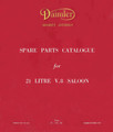 Spare Parts Catalogue - Daimler V8 & 250 1962 to 1969 -  (D-4)