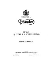 Service Manual - SP250 1959 to 1964  (E-1005-3)