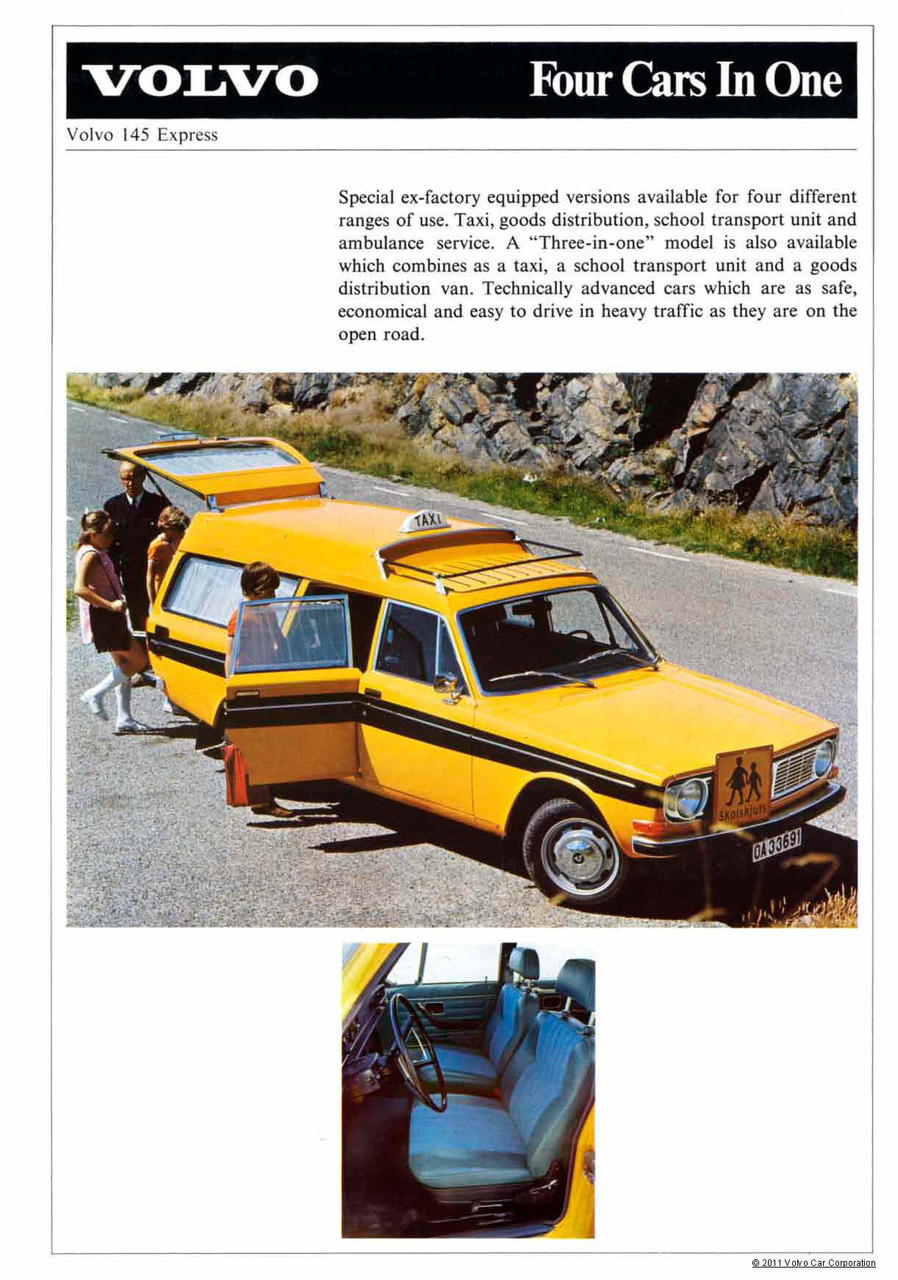 Sales Brochure - Volvo 145 Express Four Cars in One (RSP-PV-265-71