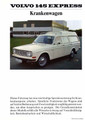 Sales Broschüren - Volvo  Express Krankenwagen (RSP-50325 - Oct-70)