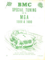 Special Tuning Handbook – MGA 1955 to 1962 (C-AKD819E)