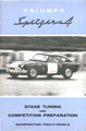 Special Tuning Handbook – Triumph Spitfire 4 Incorporating Herald Models 1962 to 1964 (512921)