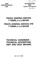 Service Manual - 101 One Tonne Forward Control Military 1975 to 1978 (RTC9120) 