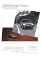 Sales Brochure – 2001 Range Rover (North America) – 2000 (NAS-P38-2001) 