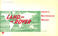 Owner’s Maintenance Manual - Series IIA Bonneted Control & IIB Forward Control – 1961 to 1967 (4852)  