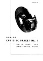 Service Manual – Dunlop Disc Brakes- Mk I (DM1219)