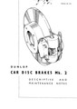 Service Manual – Dunlop Disc Brakes- Mk II (DM1213)