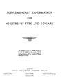 Service Manual – 4.2 Series I Supplement – 1965 to 1968 (E-123-B3)