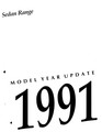 XJ6 Sedan Range Update - 1991 (S-69)