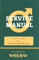Service Manual-Front Axle and Steering Gear PV 444, 445, 544, P 210 (US-4006-5 – Jun. 1964) (US-4006-5)