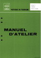 Service manuel-Moteur B 20 A Et B 20 B (TP-10518-1 – 11/1969) (TP-10518-1)